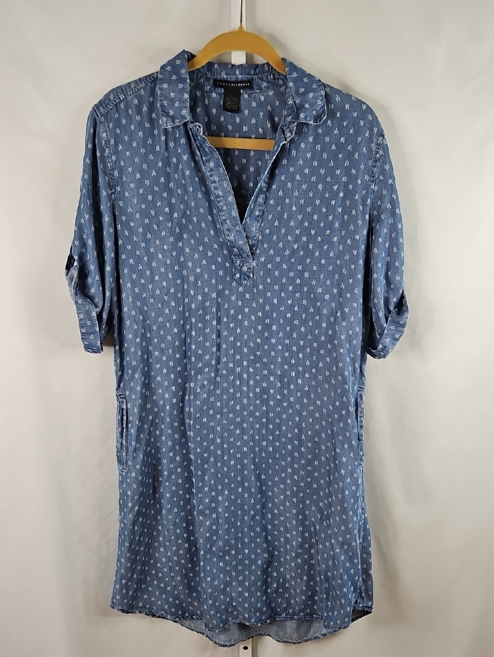 Grace Elements Lightweight Denim Dress Size Large